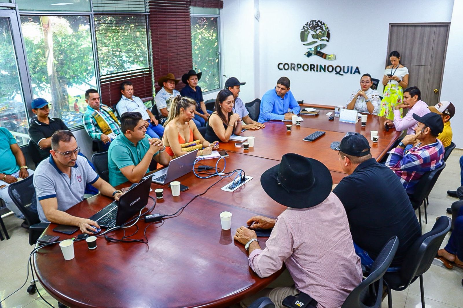 Corporinoquia aclara competencias ambientales en mesa técnica con comunidades rurales de el corregimiento El Charte