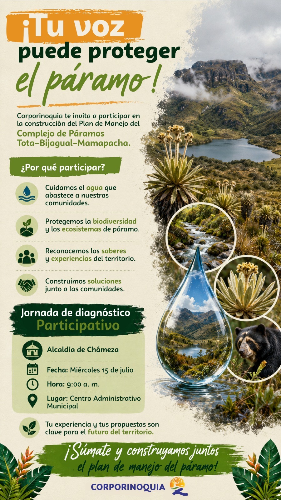 Las decisiones que protegerán el páramo comienzan con la voz de sus comunidades