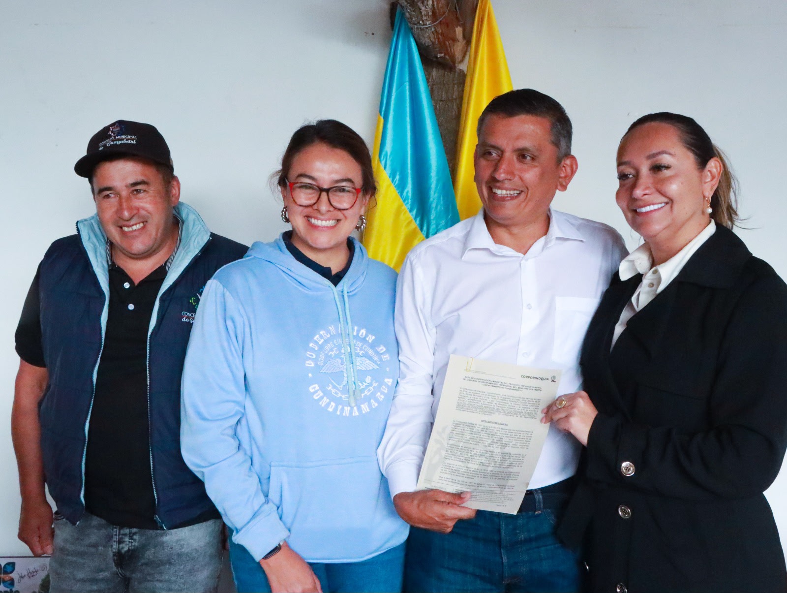 Corporinoquia entregó Acta de Concertación Ambiental para la revisión general del Esquema de Ordenamiento Territorial de Guayabetal
