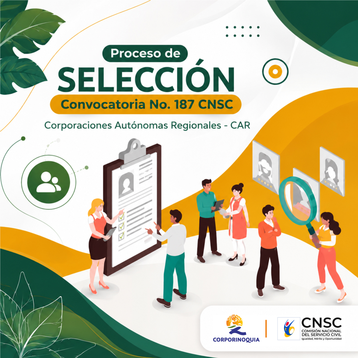 Convocatoria de concurso abierto de méritos No. 187 de 2026
