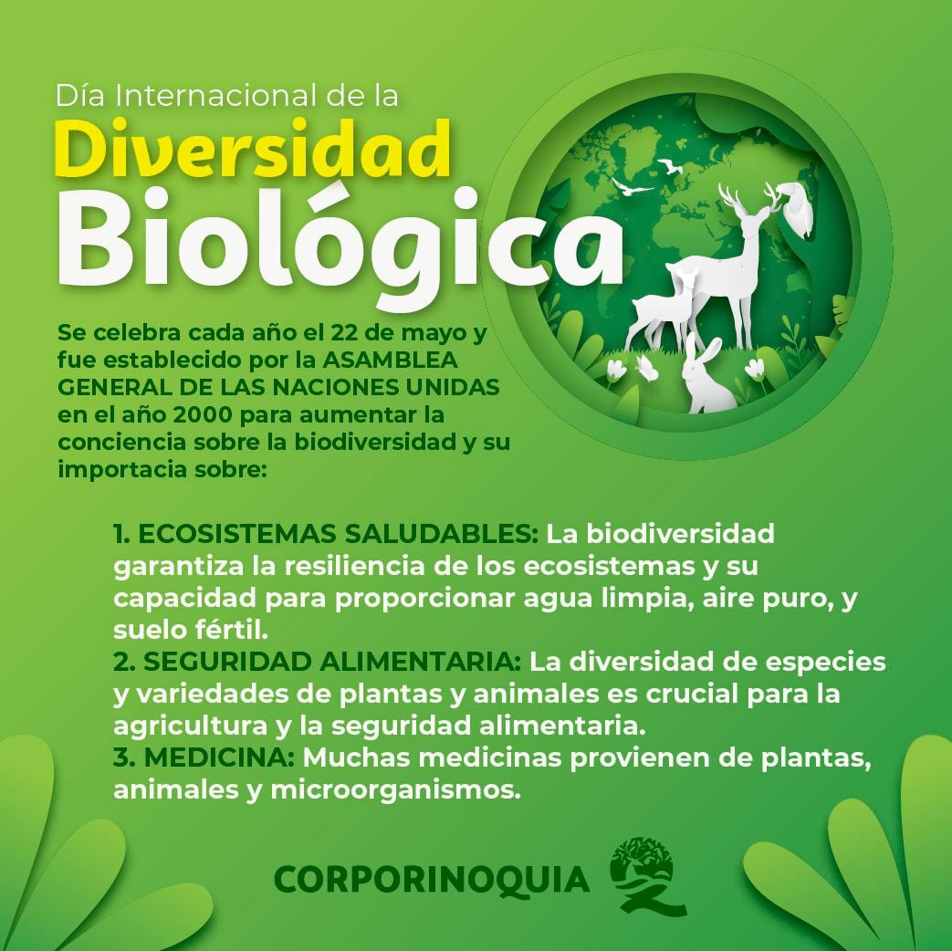 En el Día Mundial de la Biodiversidad Biológica se Promueve  la Conservación y el Respeto por la Vida en la Tierra 