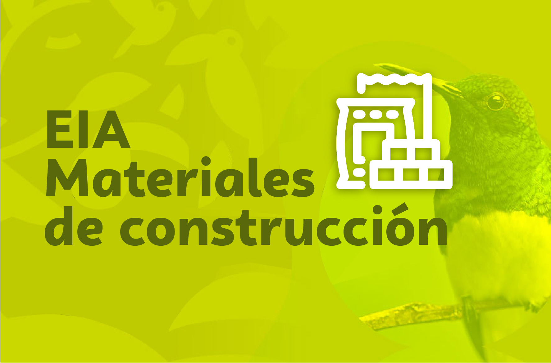 Eia - Materiales de construcción